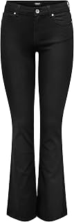 ONLY Female Flared Fit Jeans ONLBlush Life Mid Flared Jeans