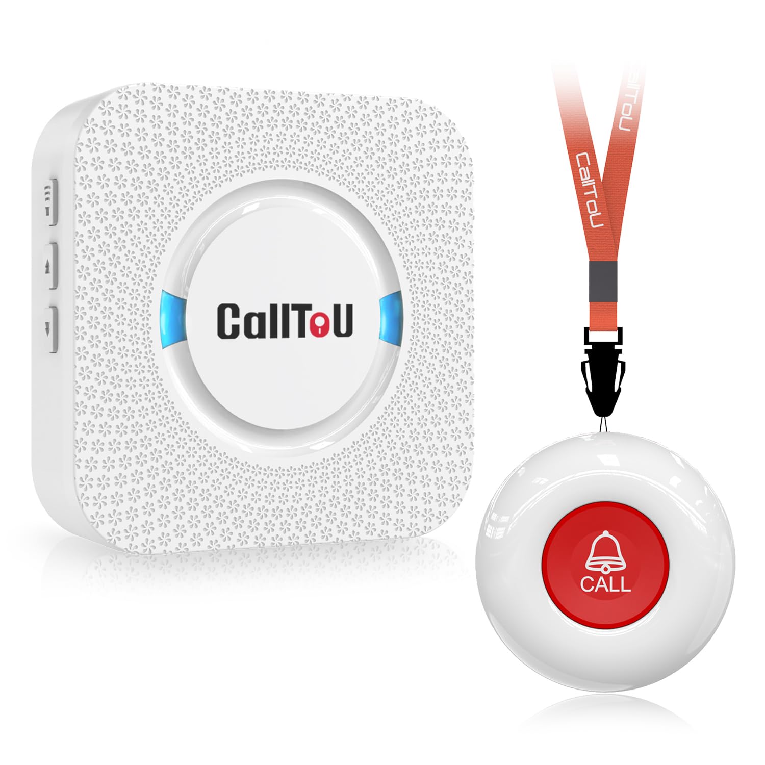 CallToU Caregiver Pager Wireless Call Button Nurse Alert System Home Care | Easy