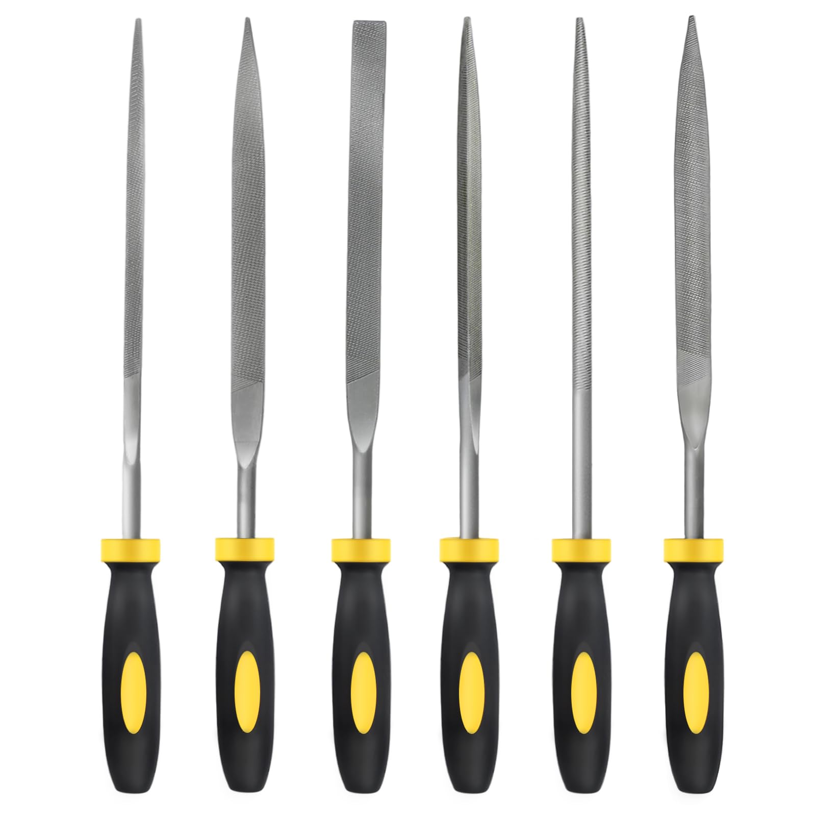 MORROWIND 6-Piece Needle File Set, Diameter 4 mm Length 160 mm Hardened Alloy St