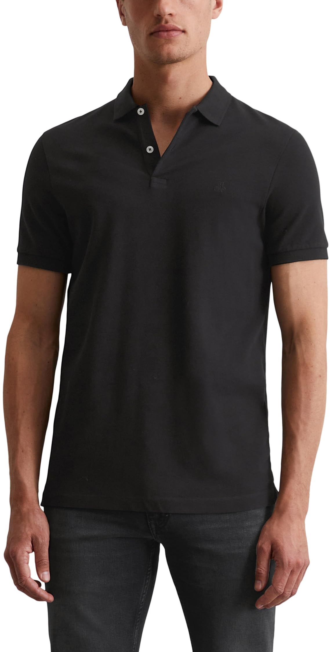 Marc OߴPolo Men's Shaped Fit Short Sleeve Polo Shirt with Stretch