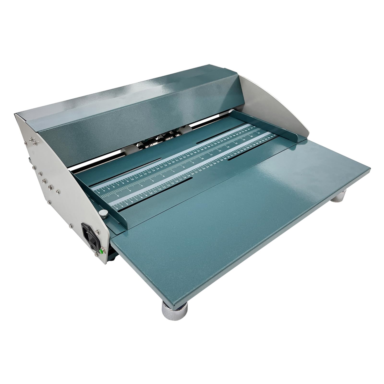 INTBUYING Electric Paper Creasing Machine 110V 3 in 1 Creaser with Extend Bench 