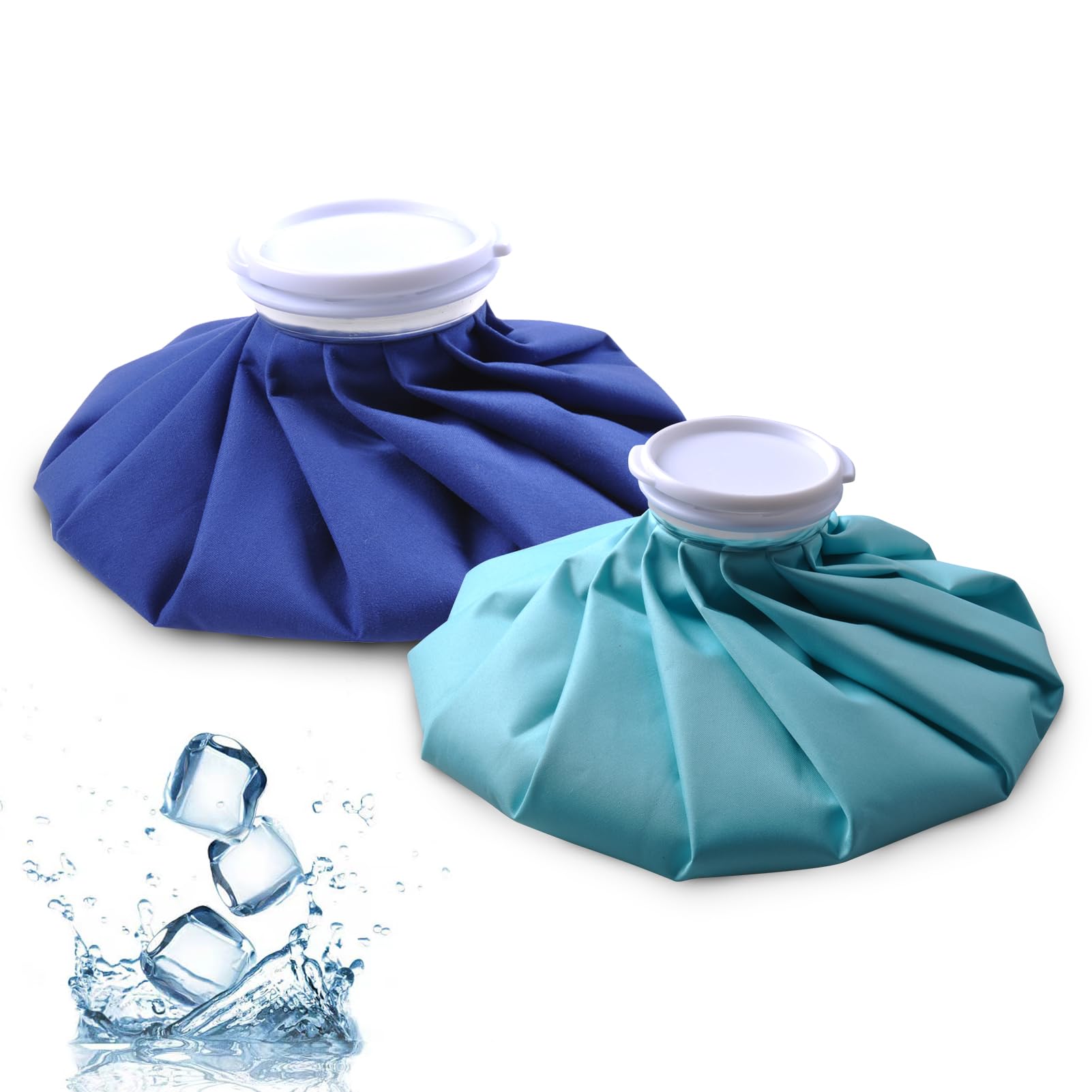 Ice Pack, Ice Bags for Injuries Reusable 2Pcs, 11" Ice Bags Hot Water Bag for Ho