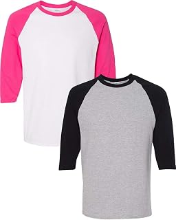 Gildan mens Heavy Cotton ¾-Sleeve Raglan (G570)
