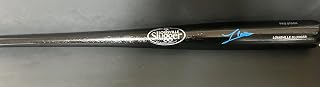 Luis Pena Milwaukee Brewers Autographed Signed Black Baseball Bat Beckett WITNESS Hologram