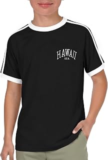 T-shirts Los Angeles California pour garçons - Mode - Manches courtes - Graphique - Hauts décontractés de 5 à 14 ans