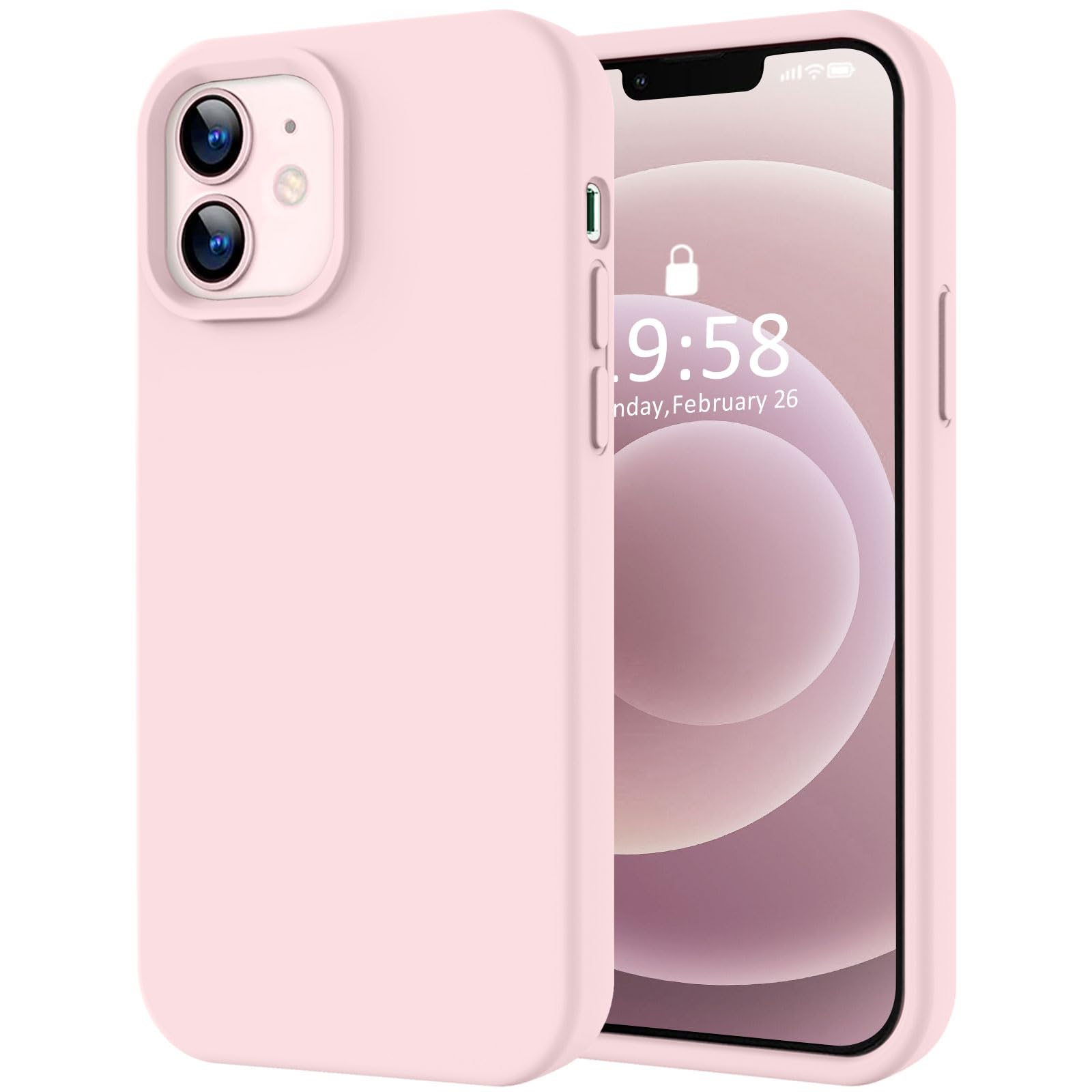 LOVE 3000 Designed for iPhone 12 Case/iPhone 12 Pro Case, Premium Silicone with 