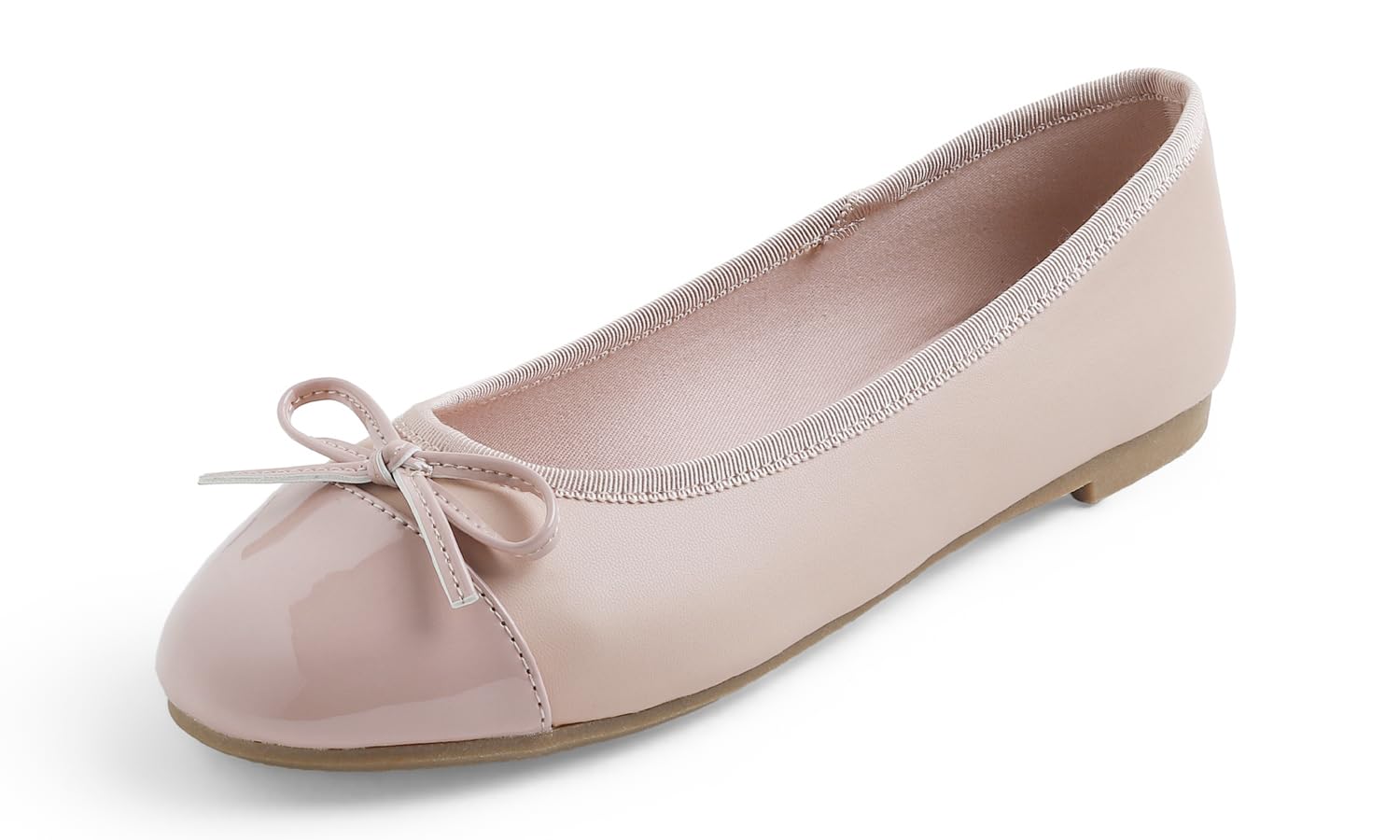 Feversole Women's Classic Ballet Flats Patent Balerina Shoes Flat Women's Shoes 