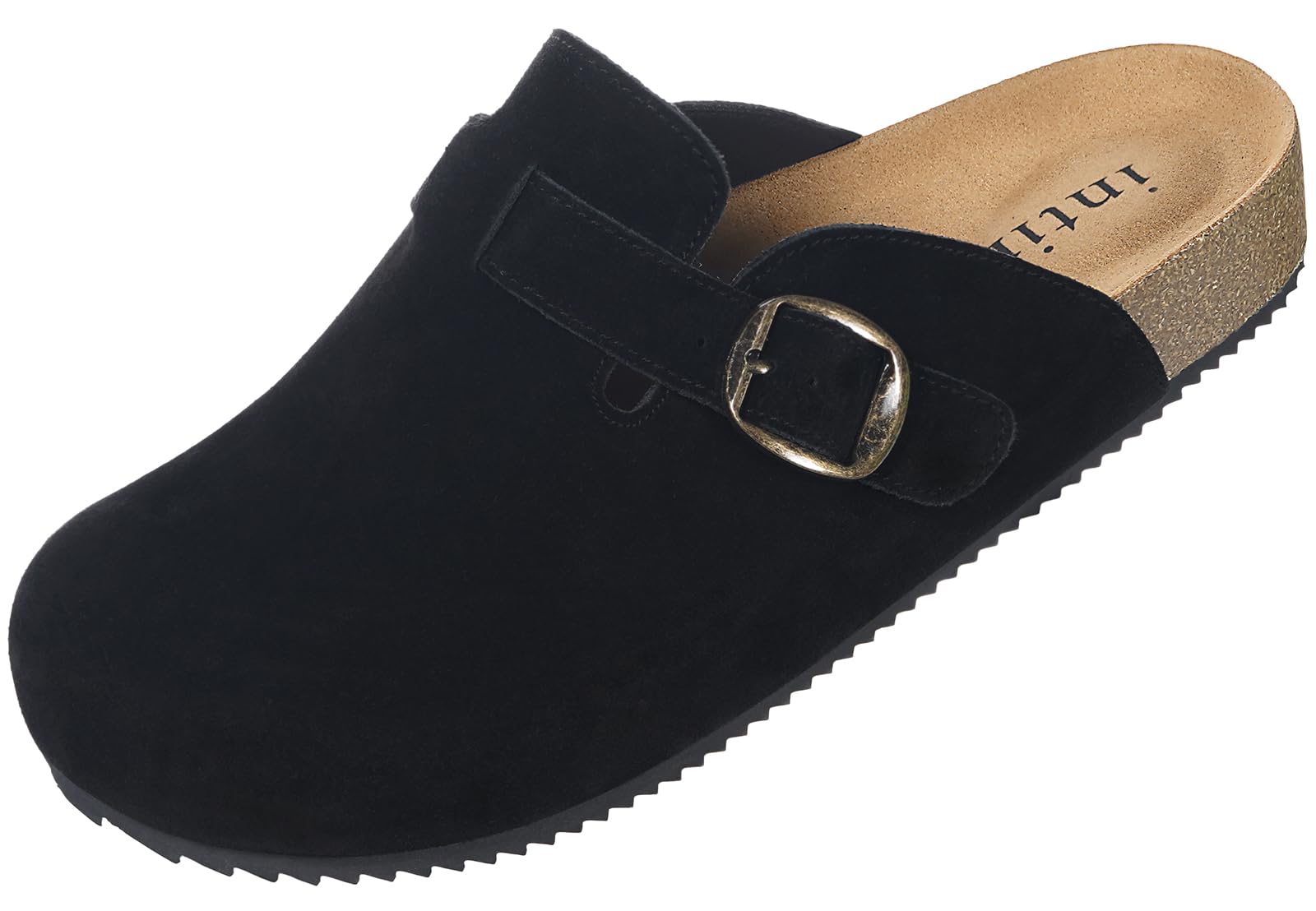 Intini Clogs and Mules for Men and Women Leather Closed Slippers