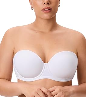 DELIMIRA Women's Strapless Underwire Bra