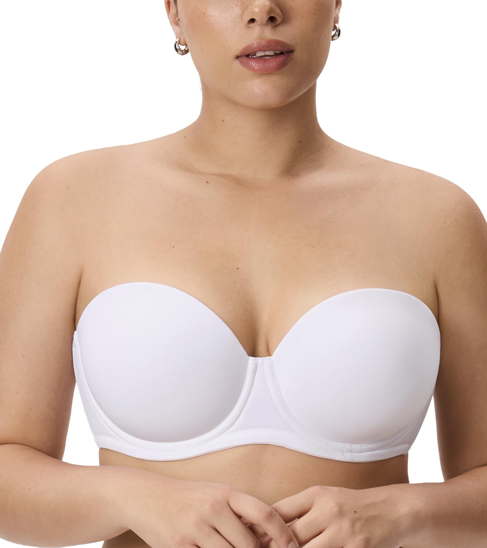 DELIMIRA Women's Strapless Underwire Bra