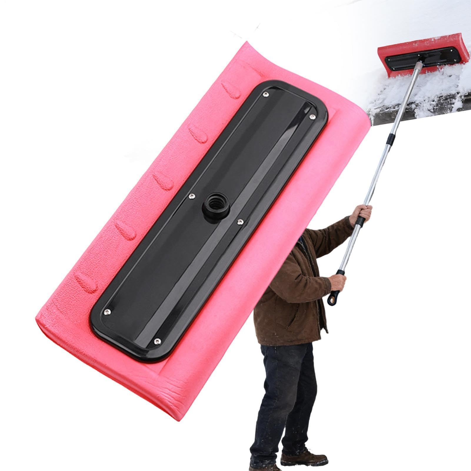 Foam Roof Snow Rake, Lightweight, Scratch-Free, Gutter Safe Tool | Compatible wi