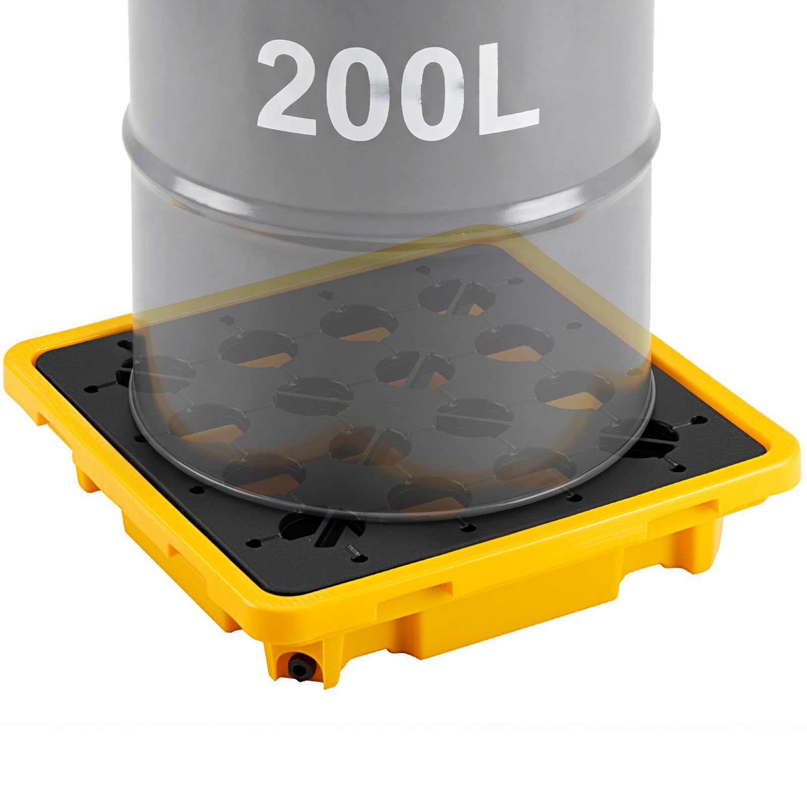 VEVOR Spill Containment Pallet, 1 Drum Low Profile Spill Containment Modular Pla