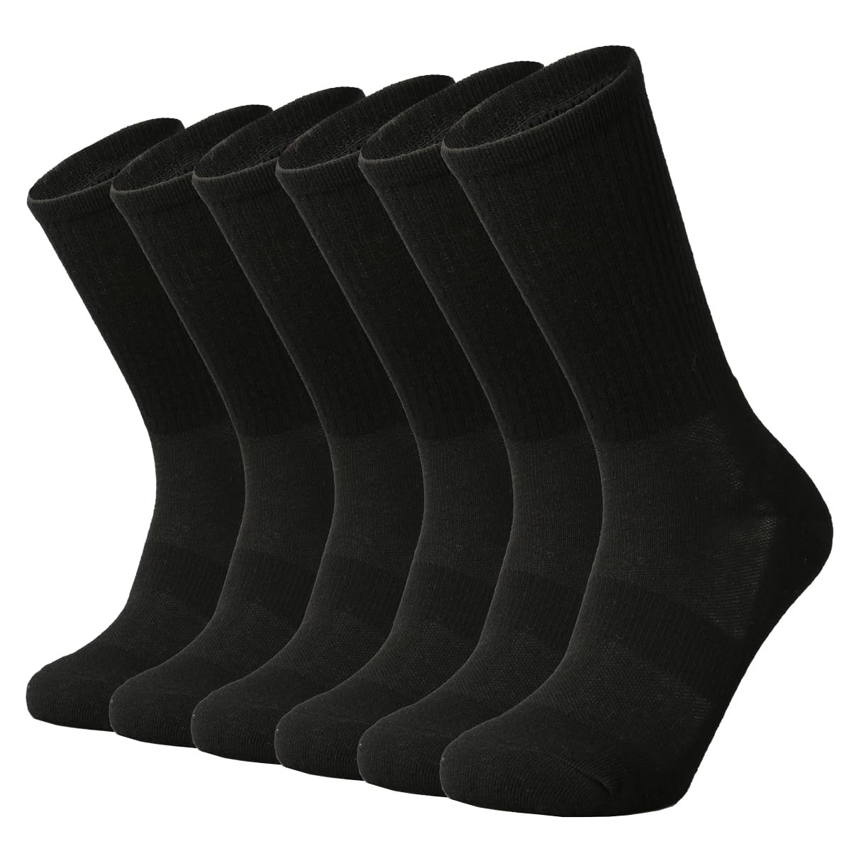 SOX TOWN Moisture Wicking Performance Steel Toe Work Boots Heavy Cushion Crew So