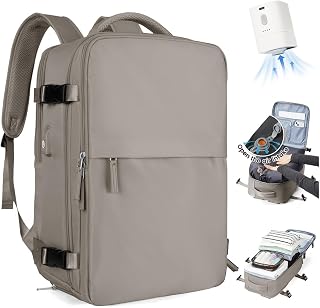 SZLX Vacuum Backpack with Pump Backpacks Travel Cabin Airplane 40x30x20 Ryanair Vueling Wizzair Hand Luggage 40x20x25 Travel Bags Women Suitcases 45x36x20 Easyjet Portable Backpack with USB Man