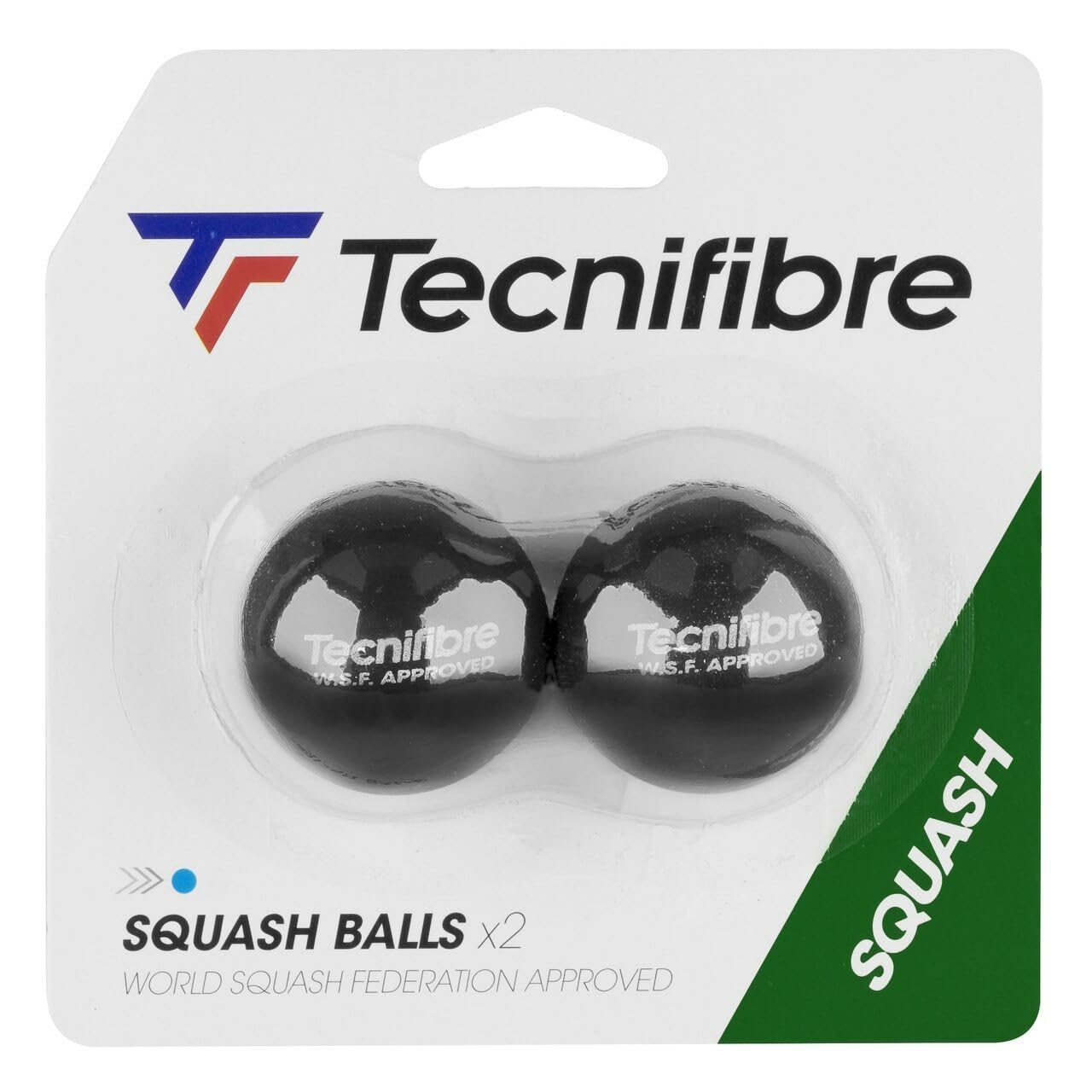 Tecnifibre Squash Balls Packs - Blue/Red/Yellow/Double Yellow Dot