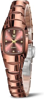 OLEVS Watches for Women Luxury Bezel Diamond Elegant Ceramic Stainless Steel Waterproof Ladies Wrist Watches Fashion Chronograph Woman Dress Watch Gift for Her Reloj Mujer