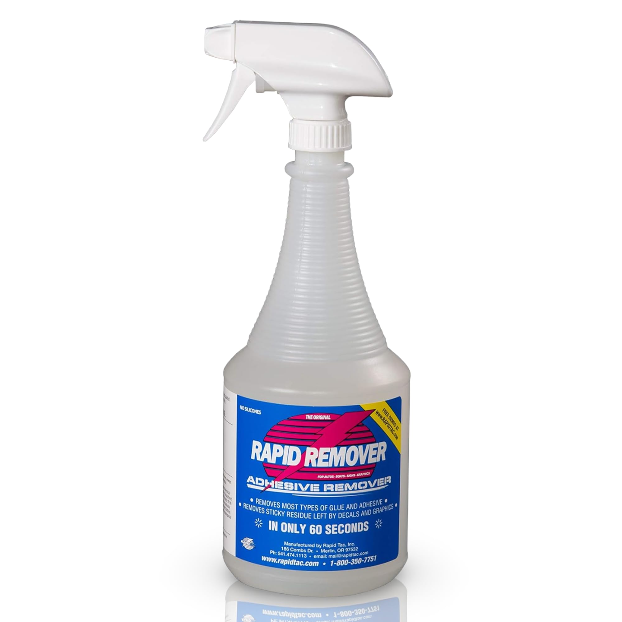 Rapid Tac Rapid Remover Adhesive Remover 32 oz | Removes Most Adhesives in 30–60