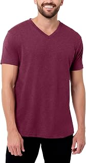 INTO THE AM プレミアム Vネック Tシャツ 男性用 - モダン フィット Tシャツ S - 2XL Vネック アンダーシャツ