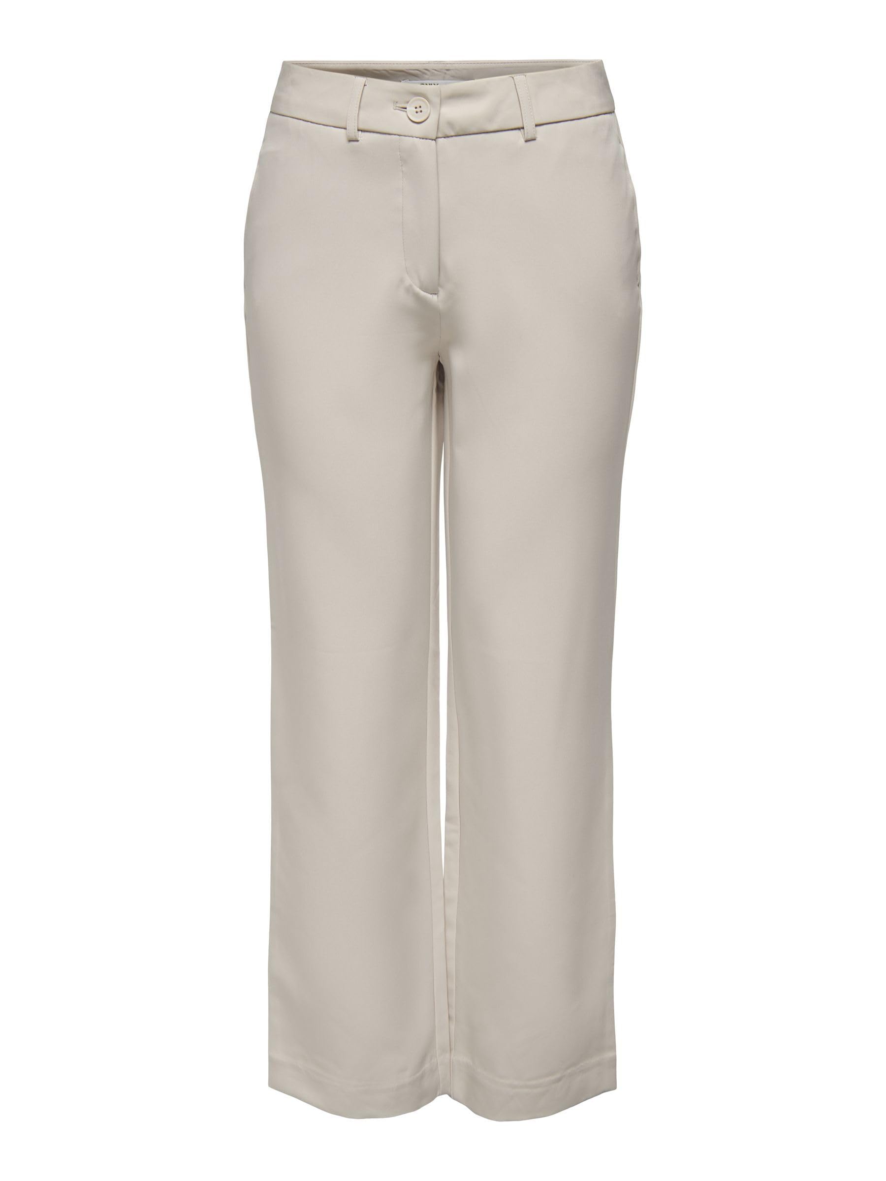 ONLY Classic Trousers ONLLANA-Berry Mid Waist Straight Fit Trousers