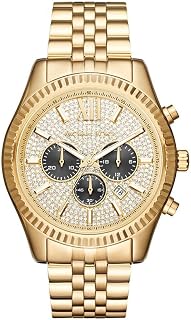 Michael Kors Lexington Chronograph Gold-Tone Stainless Steel Men's Watch (Model: MK8281)