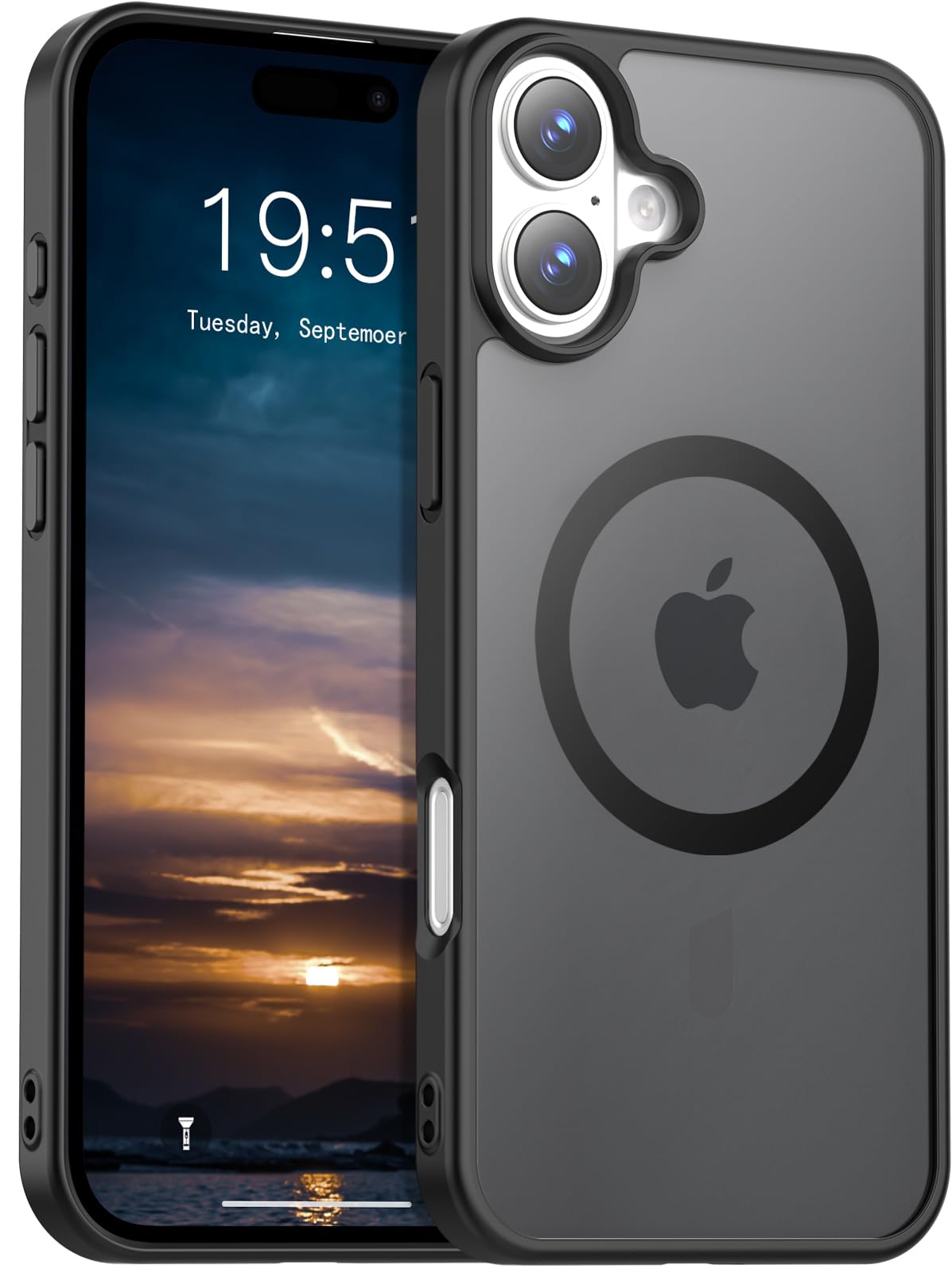 Temdan for iPhone 16 Plus Case, Compatible with Magsafe, Anti-Yellowing, Militar