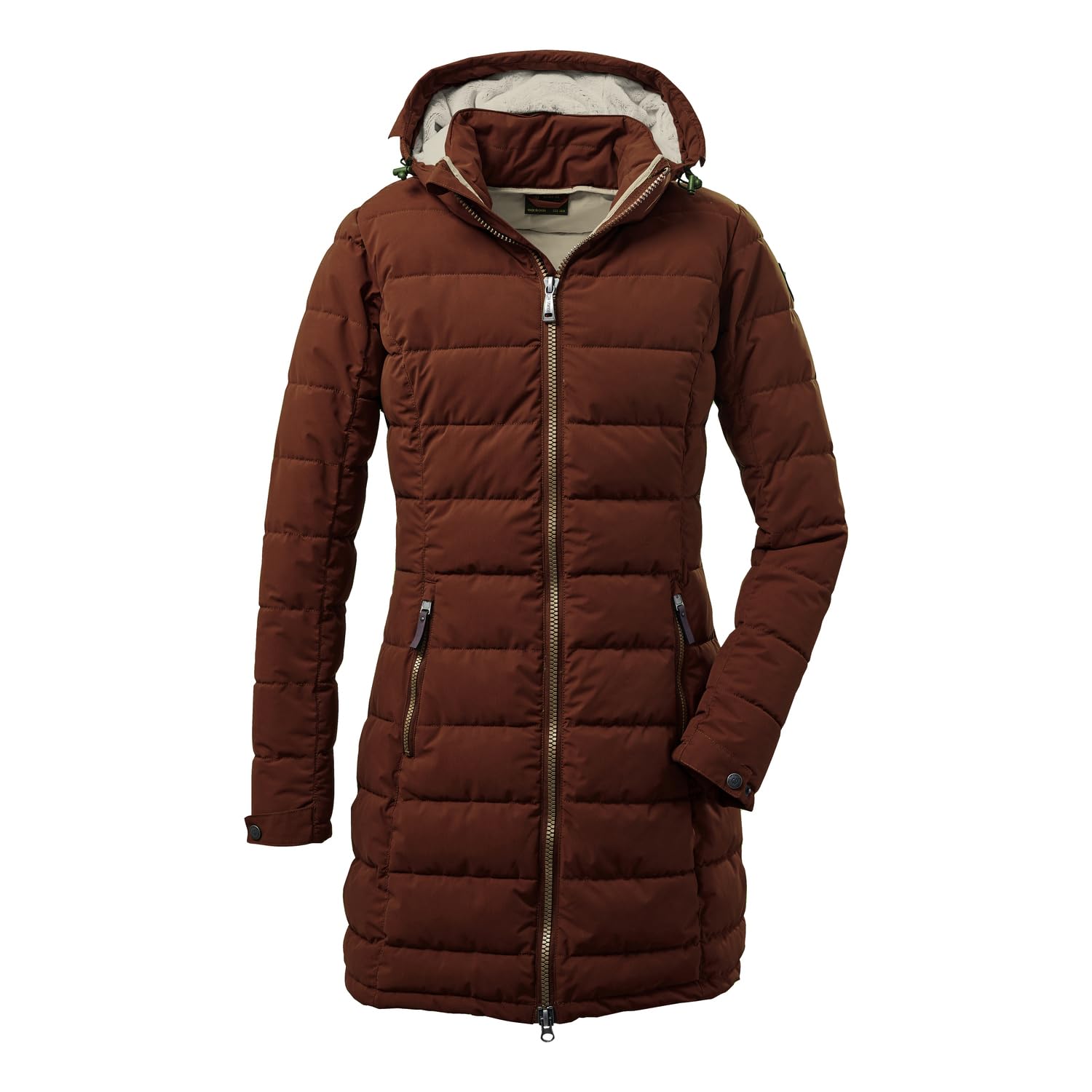 Killtec Women's Quilted Parka with Detachable Hood