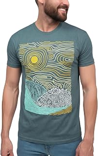 Mens Graphic T-Shirts Cool Nature Design Tees Short Sleeve S-4XL