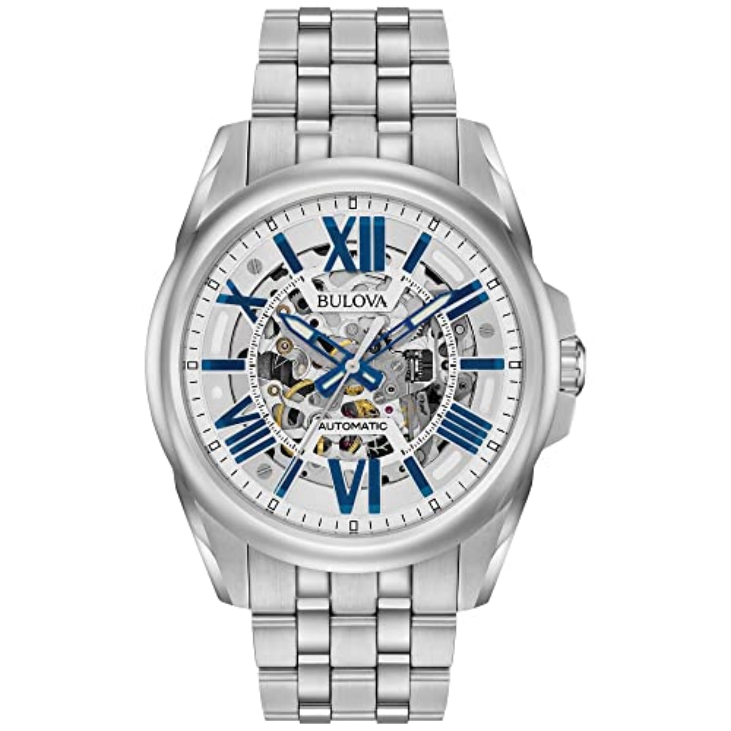 Bulova Men's Classic Sutton 21-Jewel Automatic Watch, 42 Hour Power Reserve, Ske