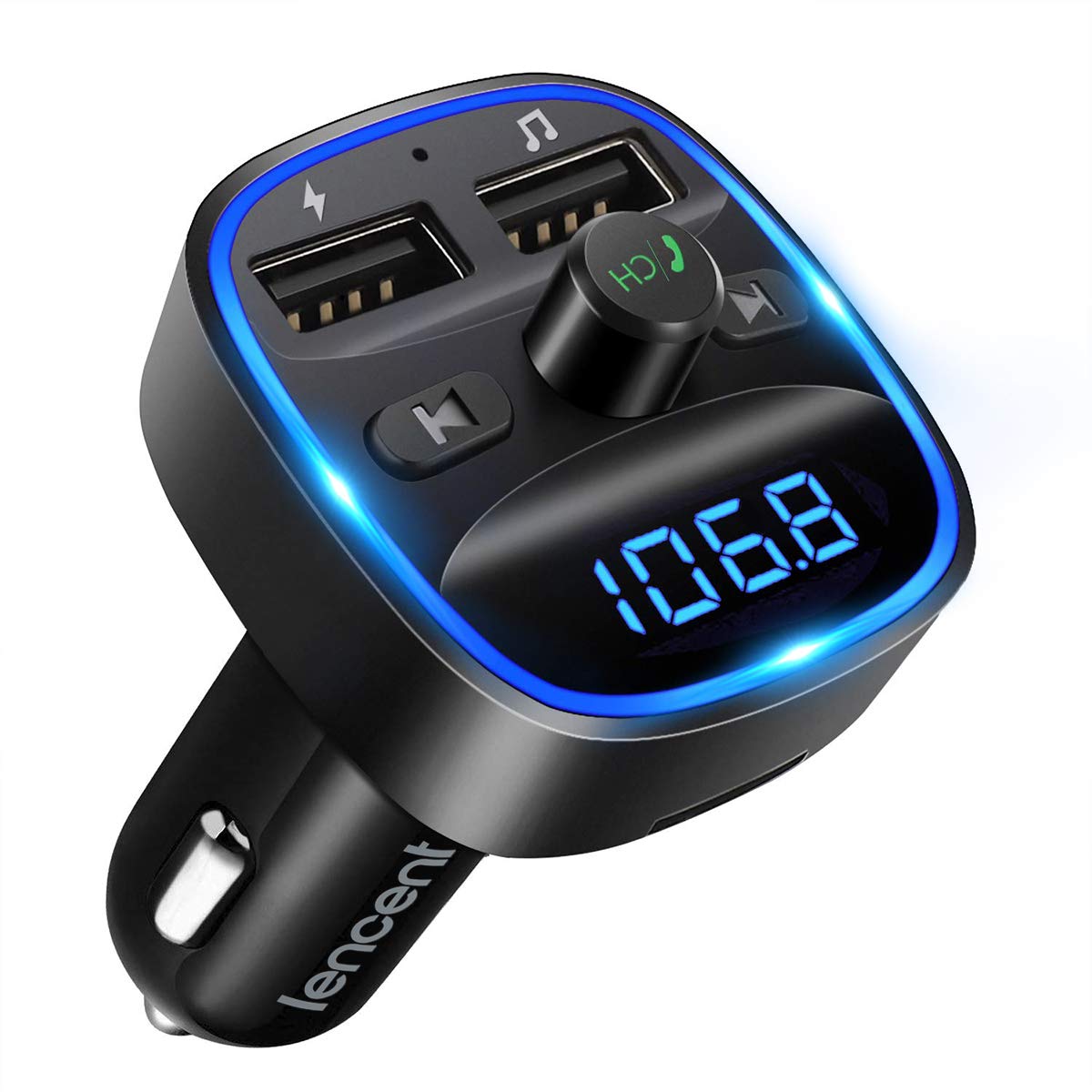 LENCENT FM Transmitter, Bluetooth Wirele