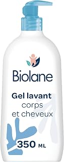 BIOLANE - Baby shower gel body and hair 2 in 0.8 - 350 ml - 97% natural