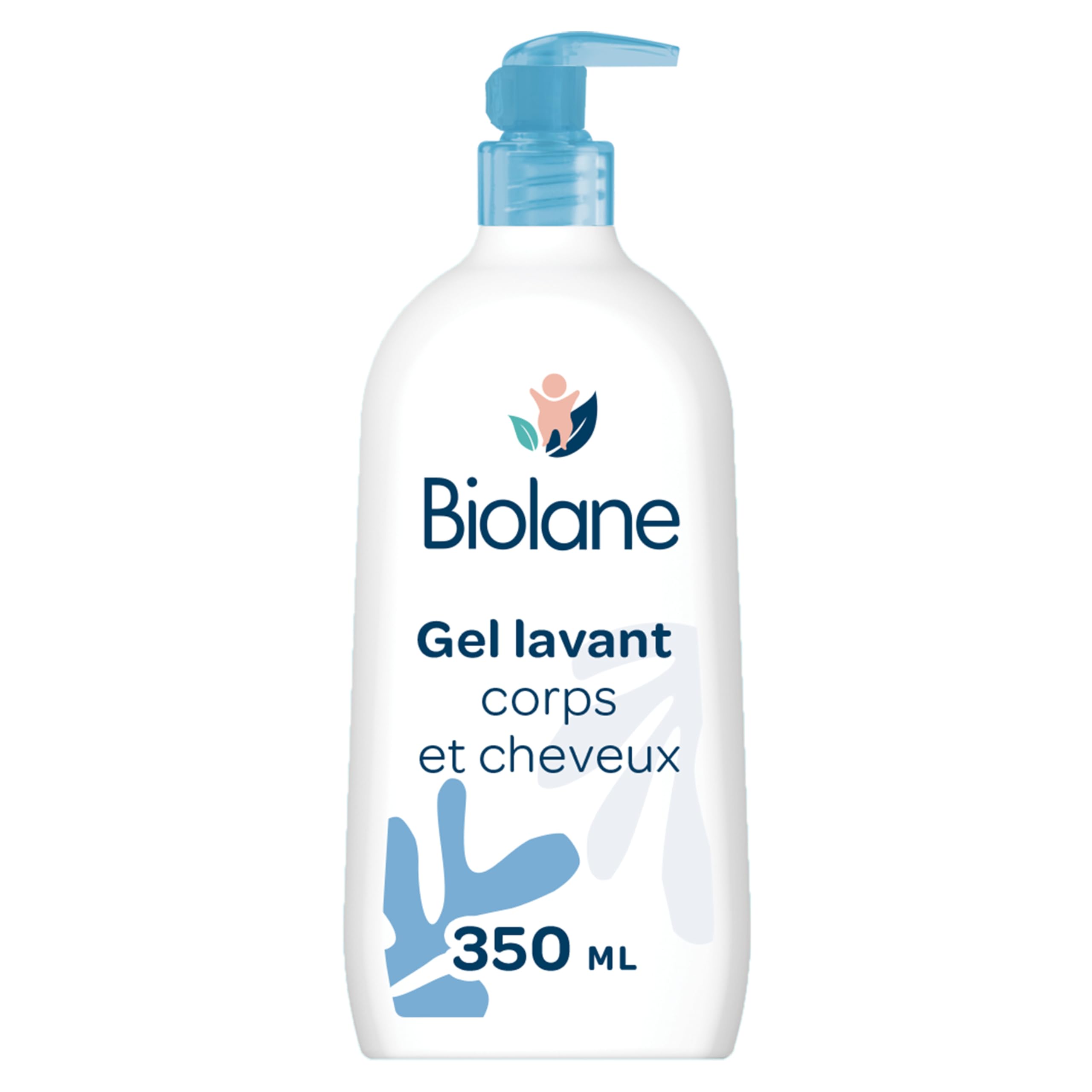 BIOLANE - Baby shower gel body and hair 2 in 0.8 - 350 ml - 97% natural