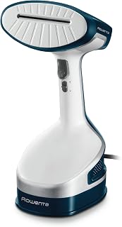 Rowenta Handheld Steamer for Clothes, X-Cel, 1600 Watts, 40-Second Fast Heat-Up, Powerful Continuous or On Demand Steam, 1600 Watts, Portable Clothes Steamer, Travel Must Have, Navy Blue, DR8120
