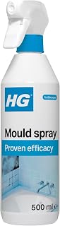 HG Mould Remover Spray | Kills Black Mold & Mildew on Walls & Tiles | 500ml | Fast-acting bathroom mould spray for grout, seals, painted walls and tiles; targeted application and results in 30 minutes