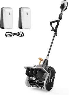 Litheli U20 Cordless Snow Shovel, 20V 12-Inch Battery Powered Snow Thrower for Driveway