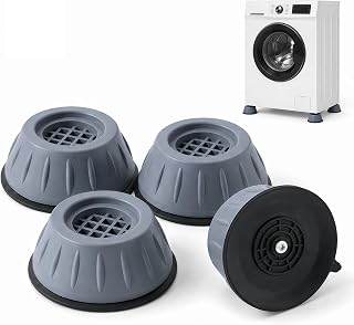 Anti Vibration Pads for Washing Machine, 4Pcs Washer Dryer Pads | washer feet, dryer feet, appliance feet, non slip, shock absorbing, stop walking, off balance, spin cycle, laundry room