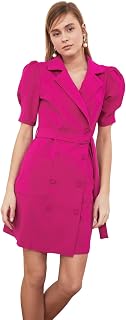 Trendyol Trendyol Abito da Donna Mini Blazer Regular Fit Trendyol Abito da Donna Mini Blazer vestibilità Regolare Abito Intrecciato Donna
