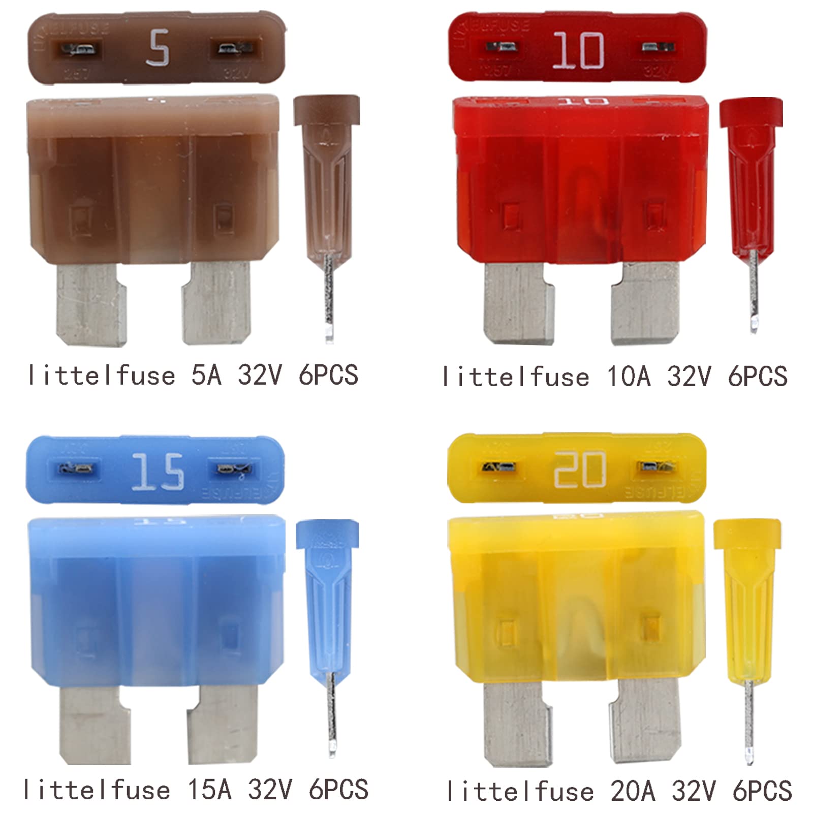 ENDARK 12V Car Fuse Box with LED Indicator, 12 Way ATC/ATO Fuse Board | Blade Fu