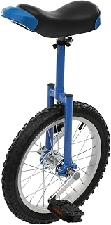 Unicycle 16''/24'' Wheel Outdoor Unicycle, 28''-32''/36''-40'' Adjustable Seat Unicycle Bike for Outdoor Sports Entertainment Fitness Exercise Balance Training One Wheel Bike Cycling Unicycle