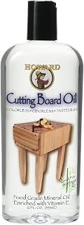 Howard Products Food Grade Mineral Oil for Wood Cutting Board - 12 oz, Pack of 1