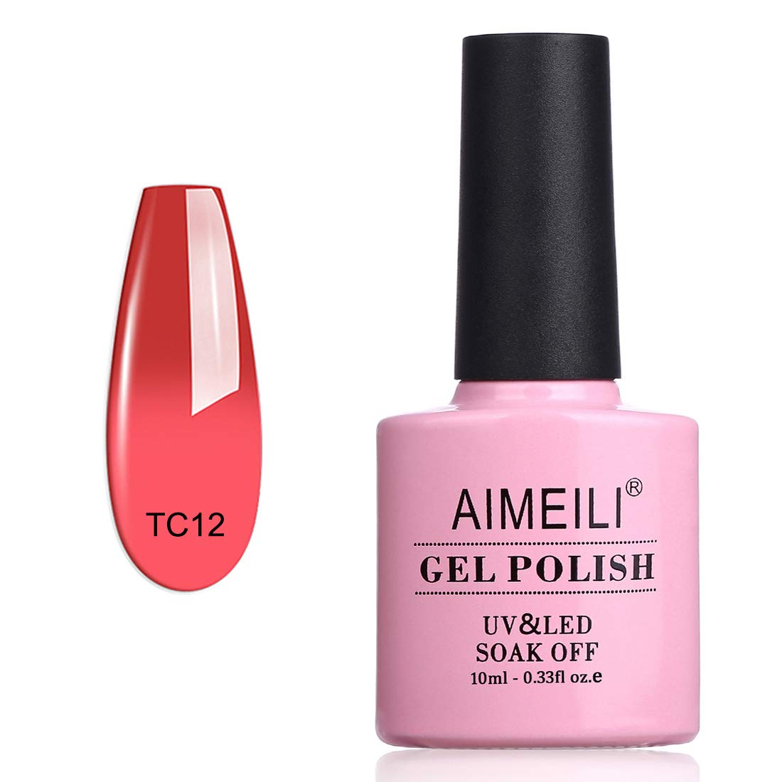 AIMEILI Soak Off U V LED Temperature Color Changing Chameleon Gel Nail Polish - 