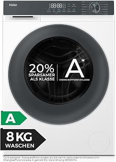 Haier Front Loader Washing Machine 8 kg G3 Series HW80-BP1427637T | A -20%, 1,400 rpm, quiet inverter motor, automatic and express program, aquastop hose, hygiene technologies
