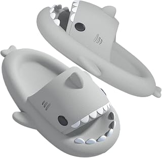 GULAKY Cloud Shark Slides Pillow Slippers Unisex Summer Bath Slippers