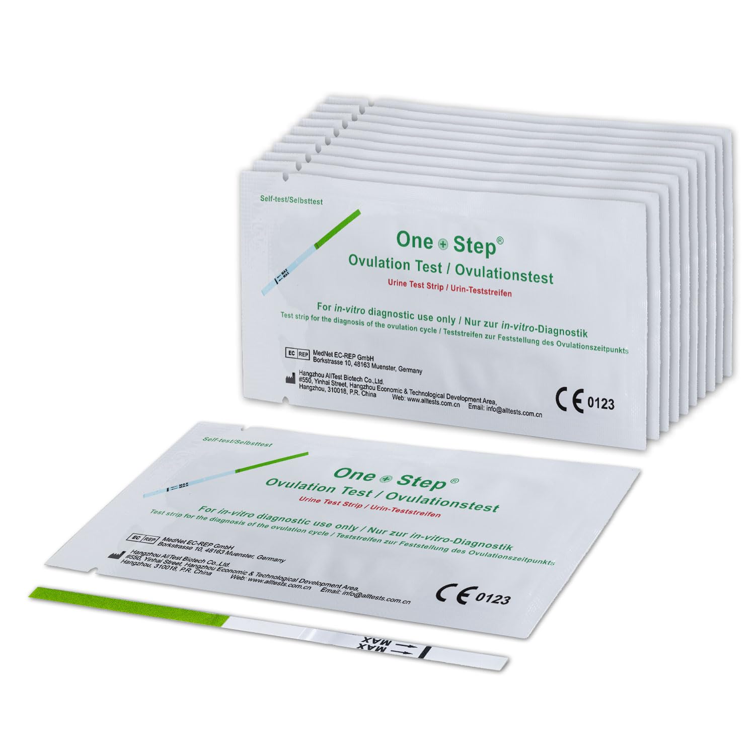One Step Ovulation Test Strips, 30 x 20mIU/ml LH Fertility Tests | 20mIU/ml LH o