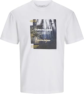 JACK & JONES Male T-Shirt Printed Crew Neck T-Shirt