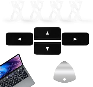 Replacement Up/Down/Left/Right Arrow Keycap Key with Scissor Clip Hinge for MacBook Pro/Air A2141 A2259 A2179 A2338 A2251 A2289 A2337 A2681 A2485 A2442 Series Laptop Keyboard(4 Pack)