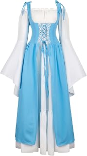 Hengzhifeng Halloween Dress Adult 18th Century Renaissance History Period Party Dress Female Fancy Dress Witch