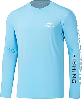 Bassdash Men’s UPF 50+ Sun Protection Long Sleeve Shirts Quick Dry Performance SPF UV Shirt for Outdoors Fishing Hiking FS31M
