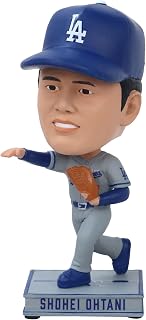Shohei Ohtani Los Angeles Dodgers Pitching Away Jersey Mini Bighead 4.5 Inch Bobblehead MLB