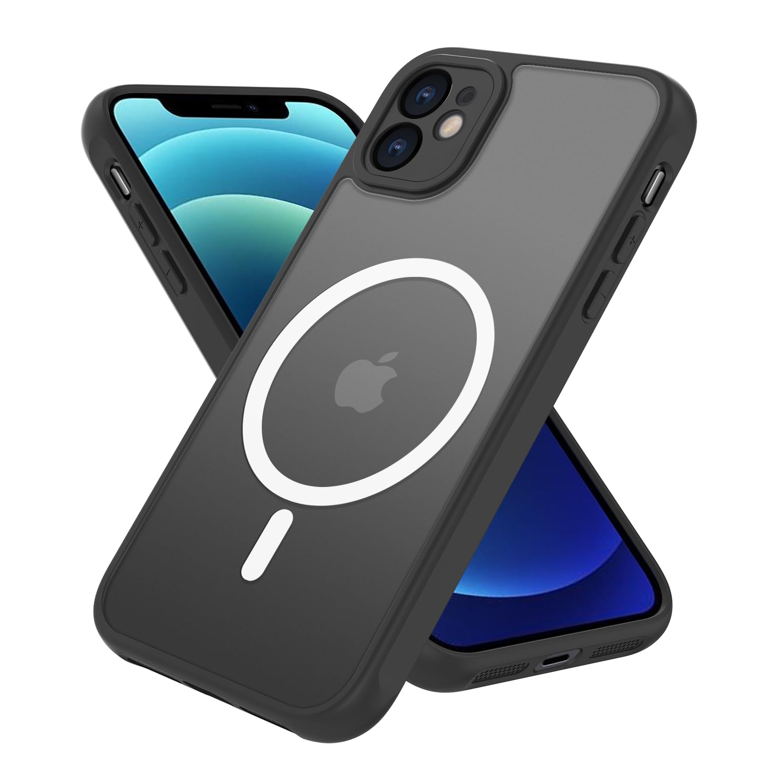 PinLiSheng Magnetic Case for iPhone 12 [Mil-Grade Drop Protection] [Compatible w