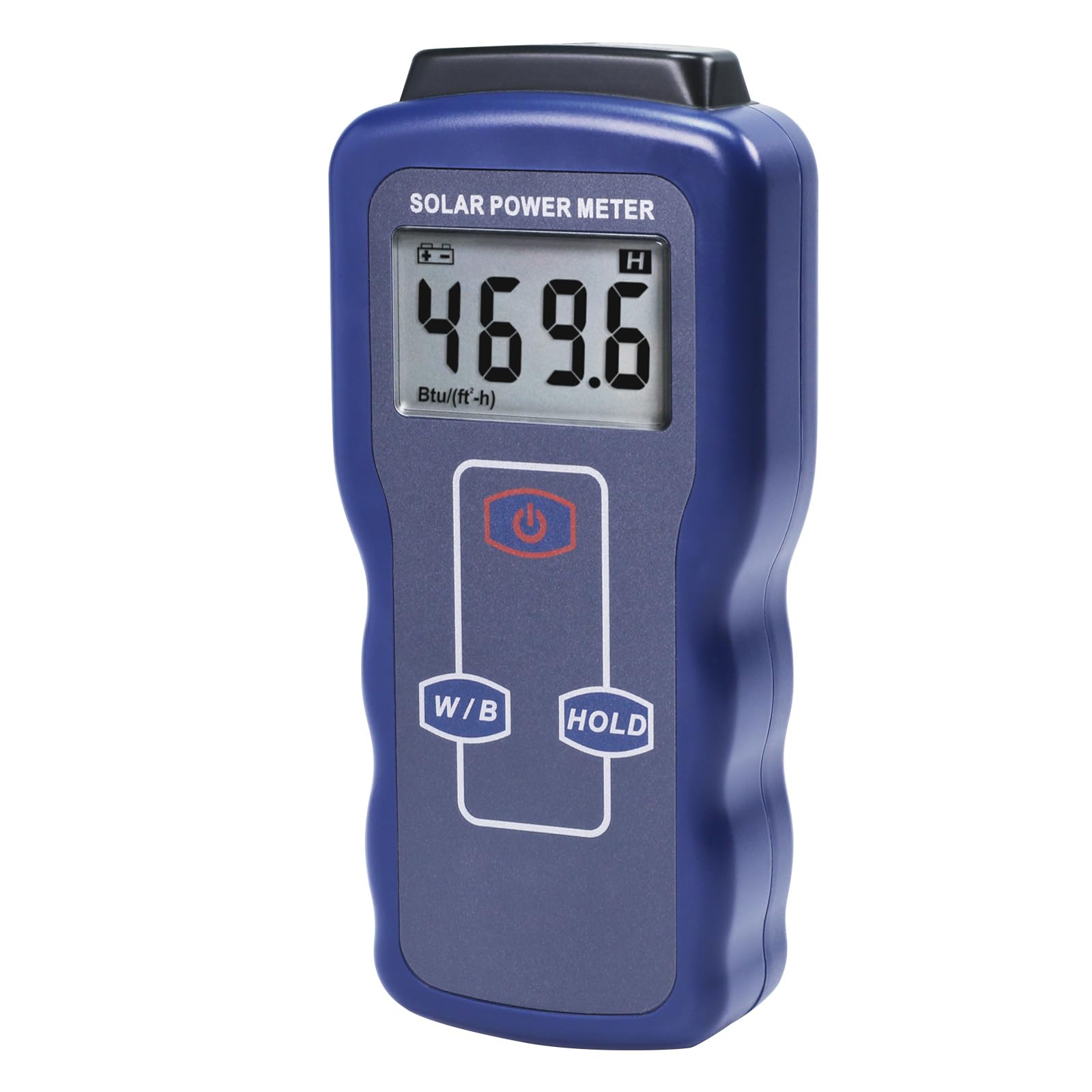 Solar Power Meter Digital Solar Meter, Solar Irradiance Meter for Solar Energy T